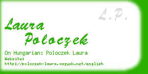 laura poloczek business card